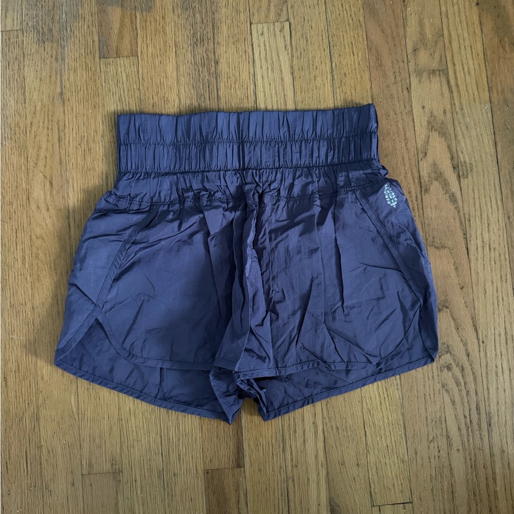 Free People Movement Women's Athletic High-Rise Shorts in Purple